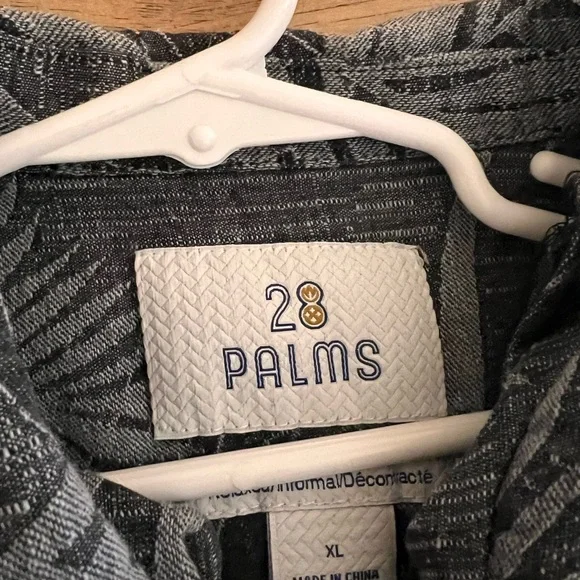 28 Palms Leaf Print Shirt - Picture 3 of 4